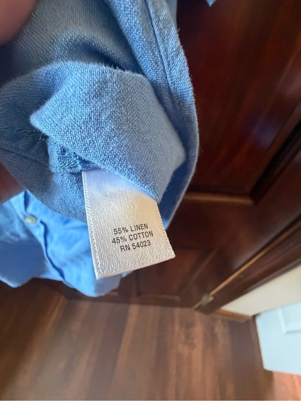 Banana Republic Sky Blue Short Sleeve Button-Down Shirt